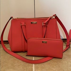 Kate Spade handbag and matching wallet